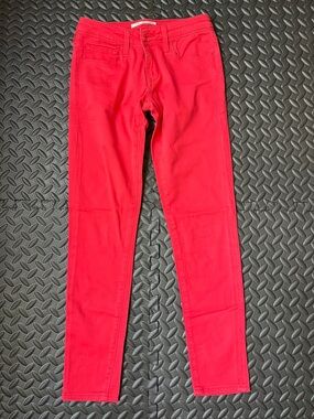 Mavi Women's Skinny Jeans - Bright Red